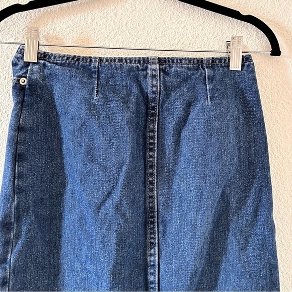 D’Mode Classix Vintage Midi Denim Skirt Women Size 1 - Picture 5 of 6